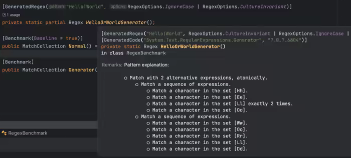 Source Generators and Regular Expressions